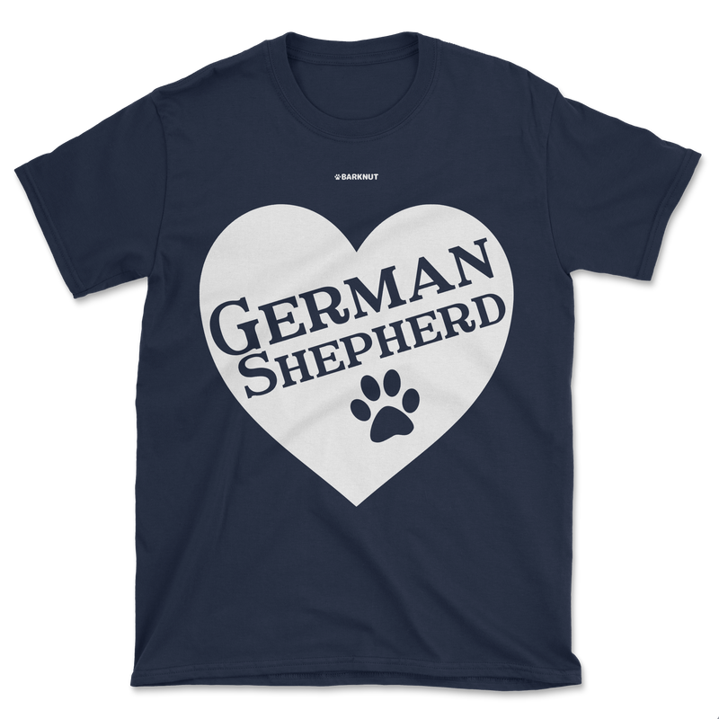 Load image into Gallery viewer, German Shepherd Heart Shirt (Men&#39;s/Unisex)
