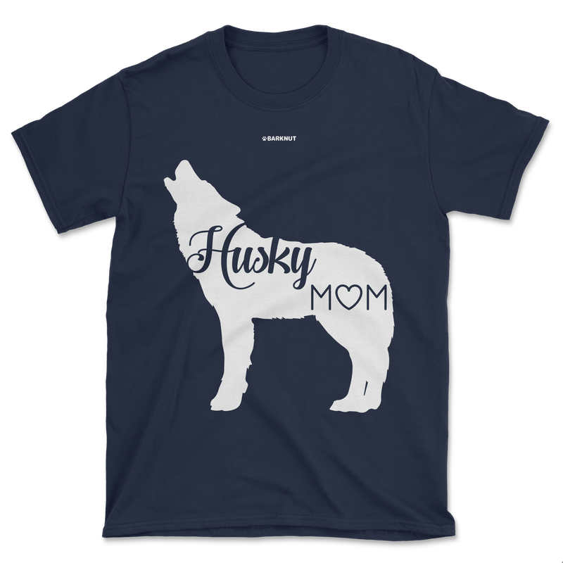 Load image into Gallery viewer, Husky Mom Silhouette Shirt (Men&#39;s/Unisex)
