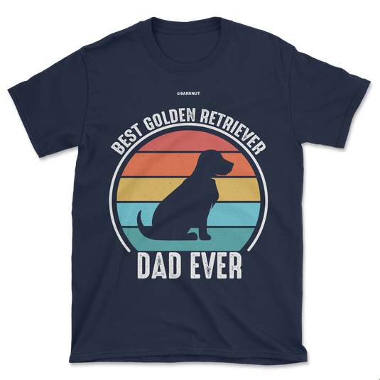 Best Golden Retriever Dad Ever Shirt (Men's/Unisex)