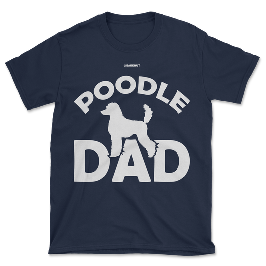 Poodle Dad Shirt Silhouette Shirt (Men's/Unisex)