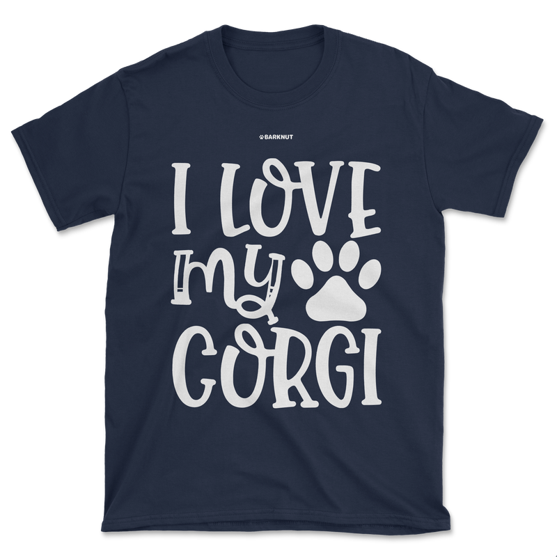 Load image into Gallery viewer, I Love My Corgi Shirt (Men&#39;s/Unisex)
