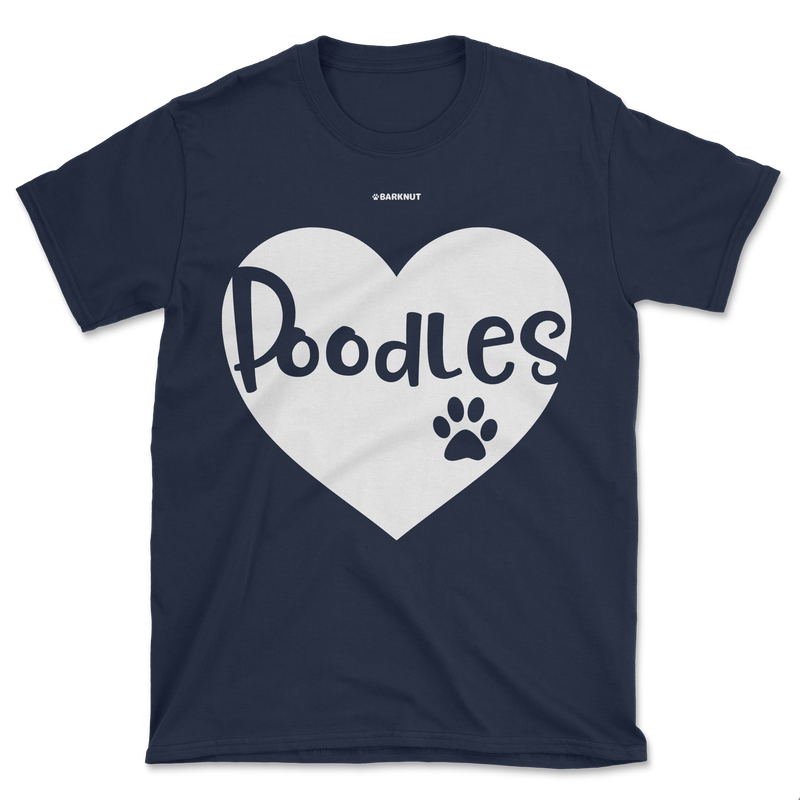 Load image into Gallery viewer, Poodles Heart Shirt (Men&#39;s/Unisex)
