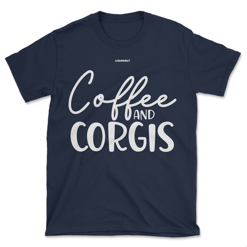 Load image into Gallery viewer, Coffee And Corgis Shirt (Men&#39;s/Unisex)
