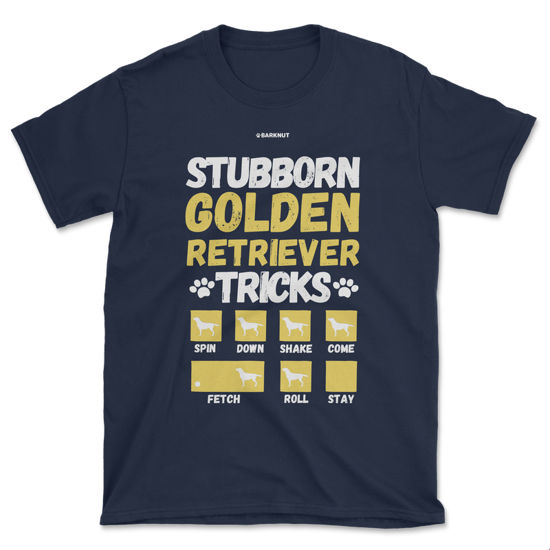 Load image into Gallery viewer, Stubborn Golden Retriever Tricks Shirt (Men&#39;s/Unisex)
