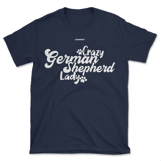 Crazy German Shepherd Lady Shirt (Men's/Unisex)