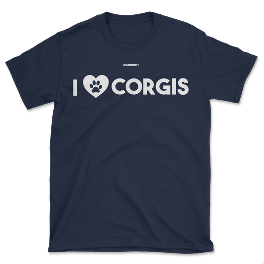 I Love Corgis Heart Shirt (Men's/Unisex)