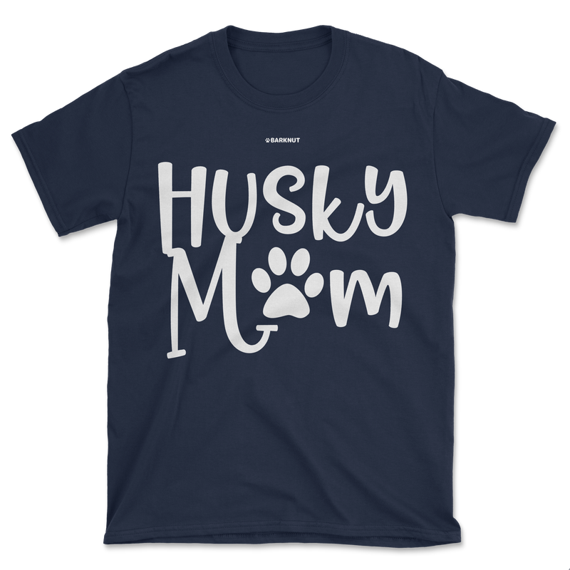 Load image into Gallery viewer, Husky Mom Paw Print Shirt (Men&#39;s/Unisex)
