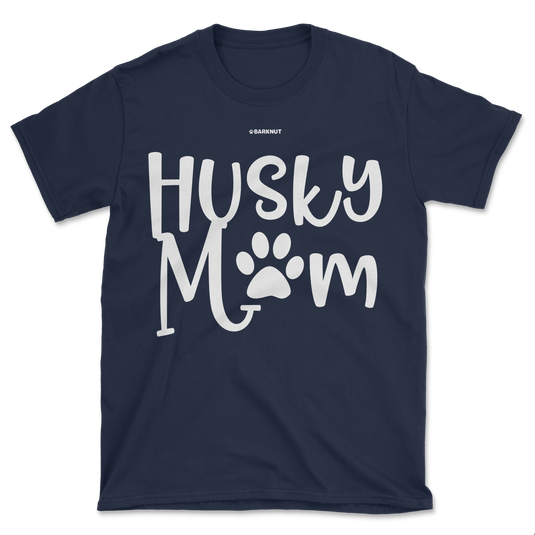 Husky Mom Paw Print Shirt (Men's/Unisex)