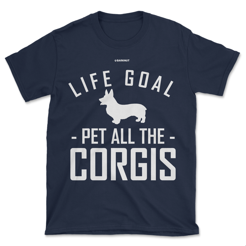 Load image into Gallery viewer, Life Goal Pet All The Corgis Shirt (Men&#39;s/Unisex)
