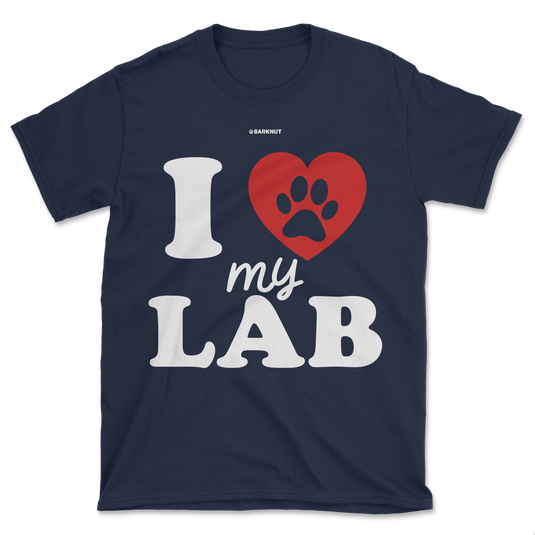 I Heart My Lab Shirt (Men's/Unisex)