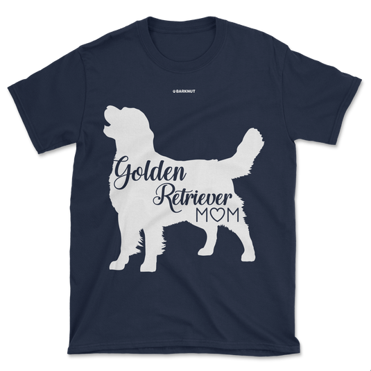 Golden Retriever Mom Black Shirt (Men's/Unisex)