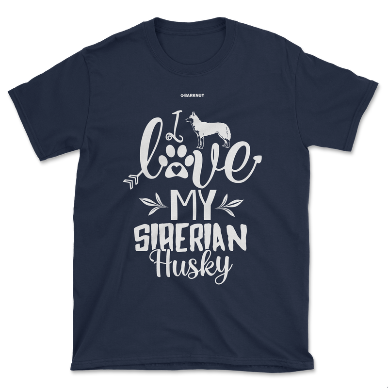 Load image into Gallery viewer, I Love My Siberian Husky Shirt (Men&#39;s/Unisex)
