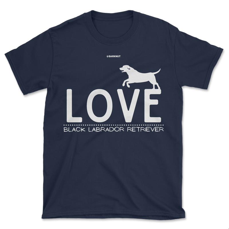 Load image into Gallery viewer, Love Black Labrador Retriever Shirt (Men&#39;s/Unisex)
