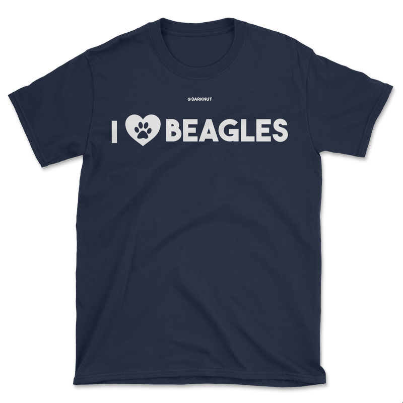 Load image into Gallery viewer, I love Beagles Shirt (Men&#39;s/Unisex)
