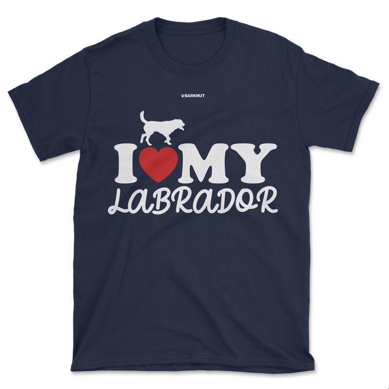 Load image into Gallery viewer, I Heart My Labrador Shirt (Men&#39;s/Unisex)
