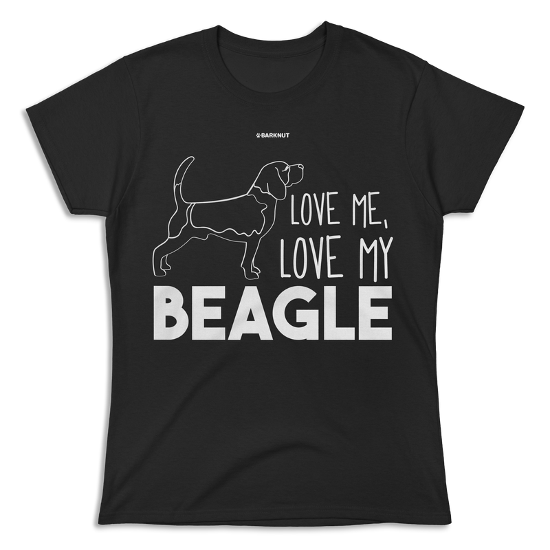 Load image into Gallery viewer, Love Me Love My Beagle Shirt (Women&#39;s)
