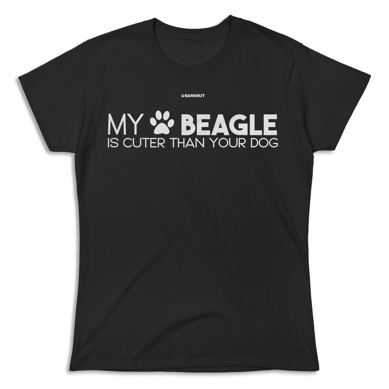 Load image into Gallery viewer, My Beagle Is Cuter Than Your Dog Shirt (Women&#39;s)
