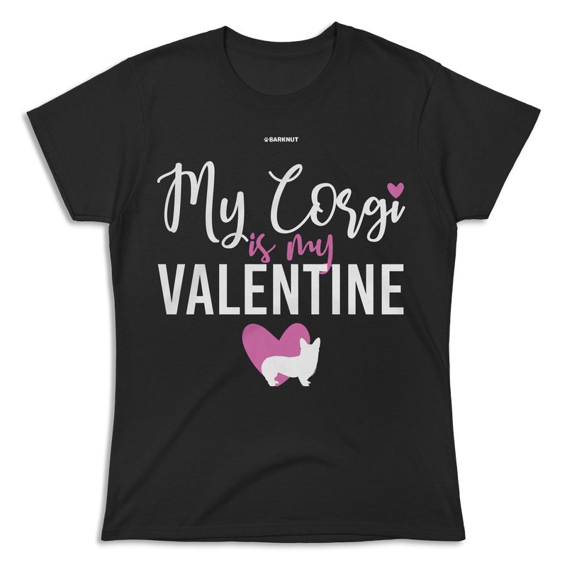 Load image into Gallery viewer, My Corgi Is My Valentine Shirt (Women&#39;s)
