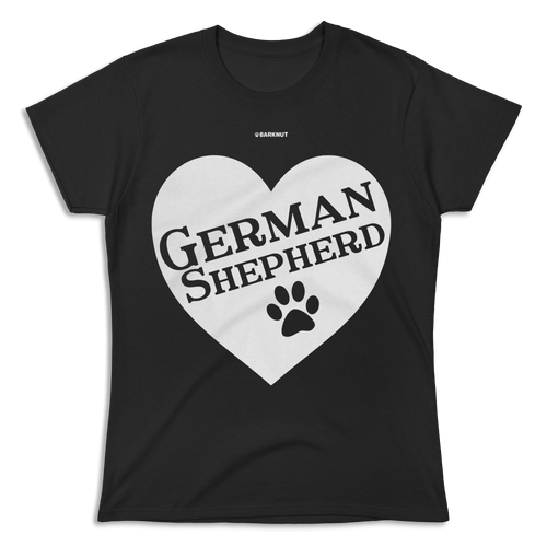 German Shepherd Heart Shirt (Women's)