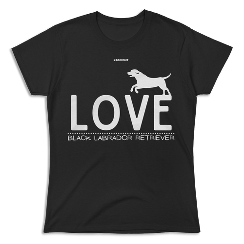 Love Black Labrador Retriever Shirt (Women's)