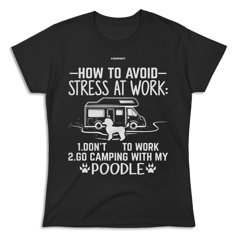 Load image into Gallery viewer, How To Avoid Stress At Work Poodle Shirt (Women&#39;s)
