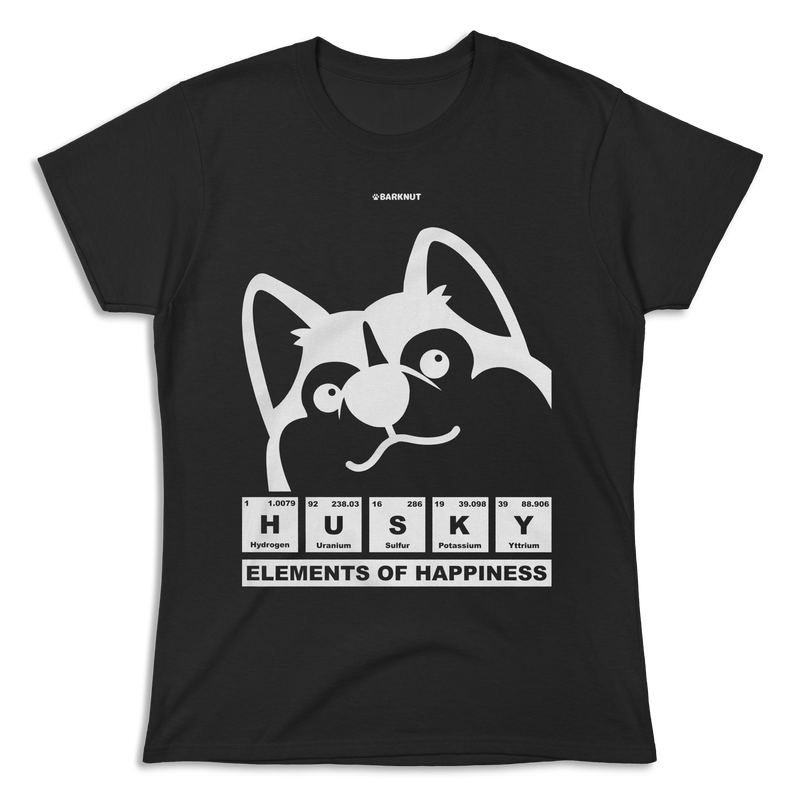 Load image into Gallery viewer, Husky Elements Of Happiness Shirt (Women&#39;s)
