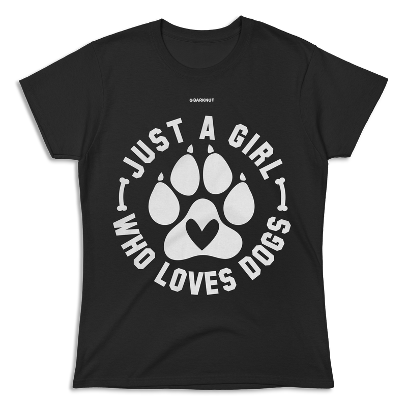 Load image into Gallery viewer, Just A Girl Who Loves Dogs Shirt (Women&#39;s)
