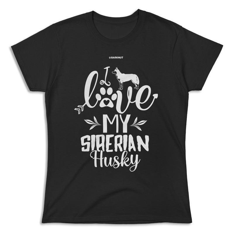 Load image into Gallery viewer, I Love My Siberian Husky Shirt (Women&#39;s)
