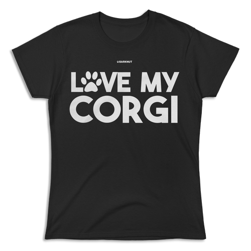 Love My Corgi Paw Shirt (Women's)