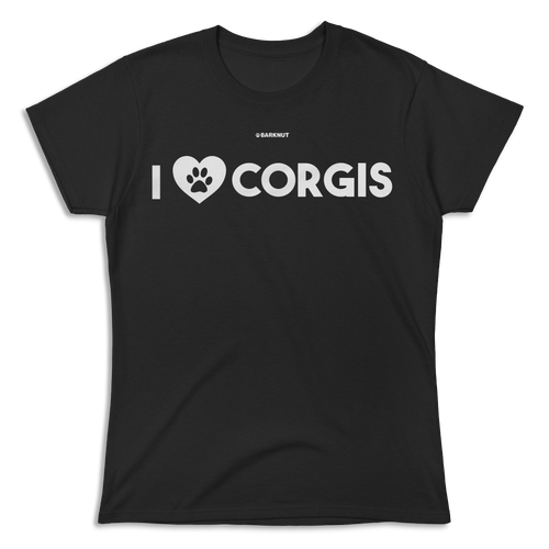 I Love Corgis Heart Shirt (Women's)