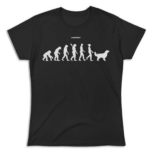 Evolution Woman Golden Retriever Shirt (Women's)