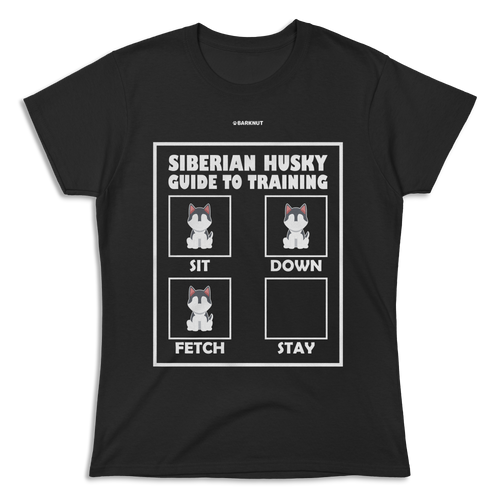 Siberian Husky Guide To Training Shirt (Women's)