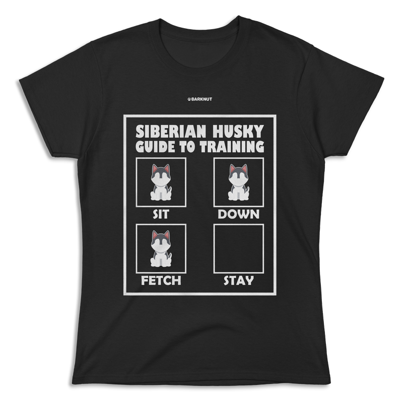 Load image into Gallery viewer, Siberian Husky Guide To Training Shirt (Women&#39;s)
