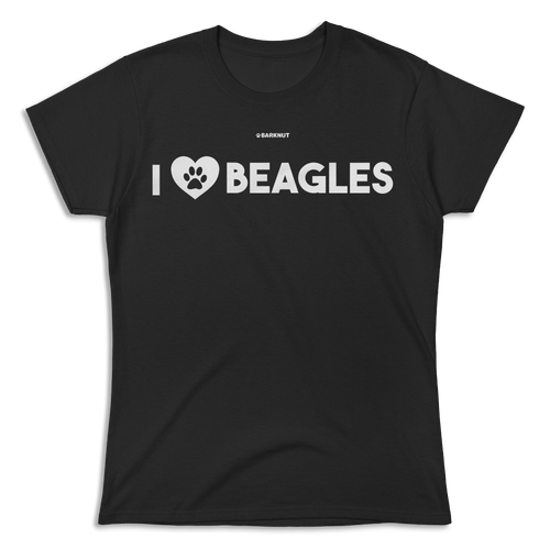 I love Beagles Shirt (Women's)