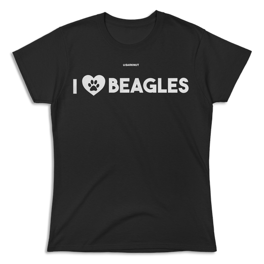 I love Beagles Shirt (Women's)