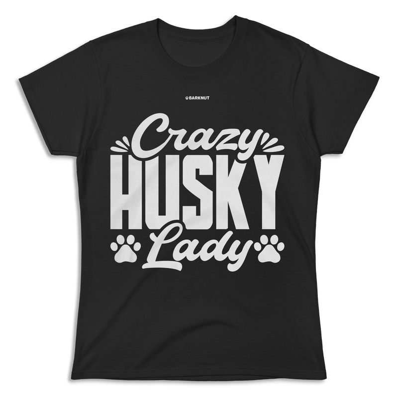 Load image into Gallery viewer, Crazy Husky Lady Paws Shirt (Women&#39;s)
