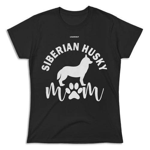 Siberian Husky Mom Silhouette Shirt (Women's)