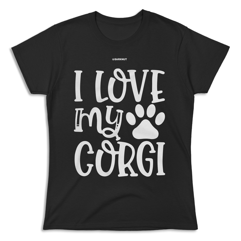 Load image into Gallery viewer, I Love My Corgi Shirt (Women&#39;s)
