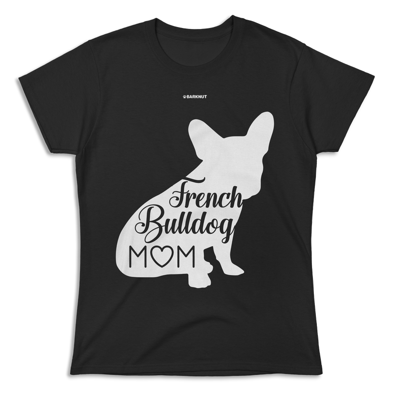 Load image into Gallery viewer, French Bulldog Mom Silhouette Shirt (Women&#39;s)
