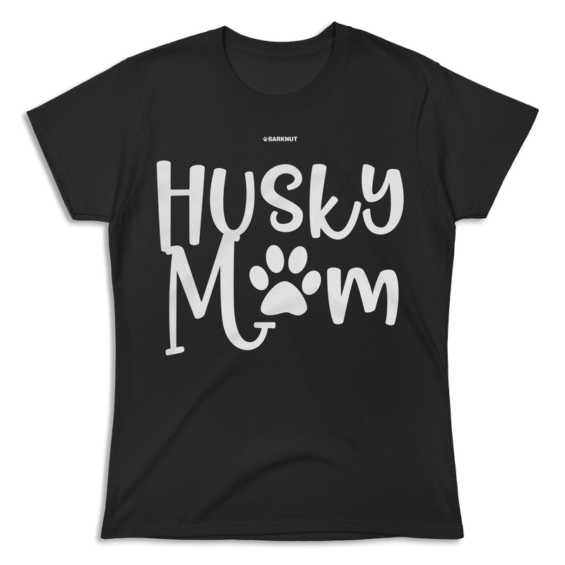 Load image into Gallery viewer, Husky Mom Paw Print Shirt (Women&#39;s)
