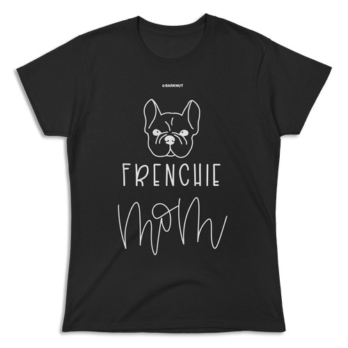 Frenchie Mom Cursive Shirt (Women's)