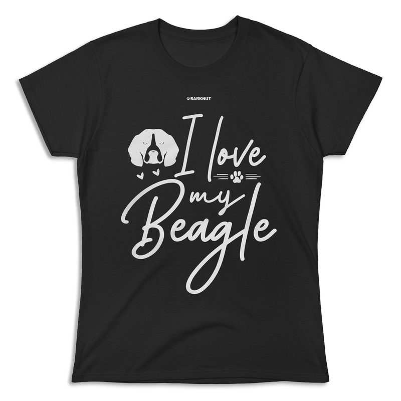 Load image into Gallery viewer, I Love My Beagle Shirt (Women&#39;s)
