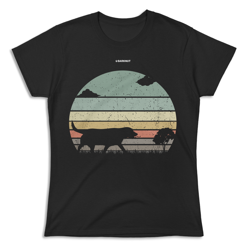 Load image into Gallery viewer, Labrador Retriever Retro Sunset Shirt (Women&#39;s)
