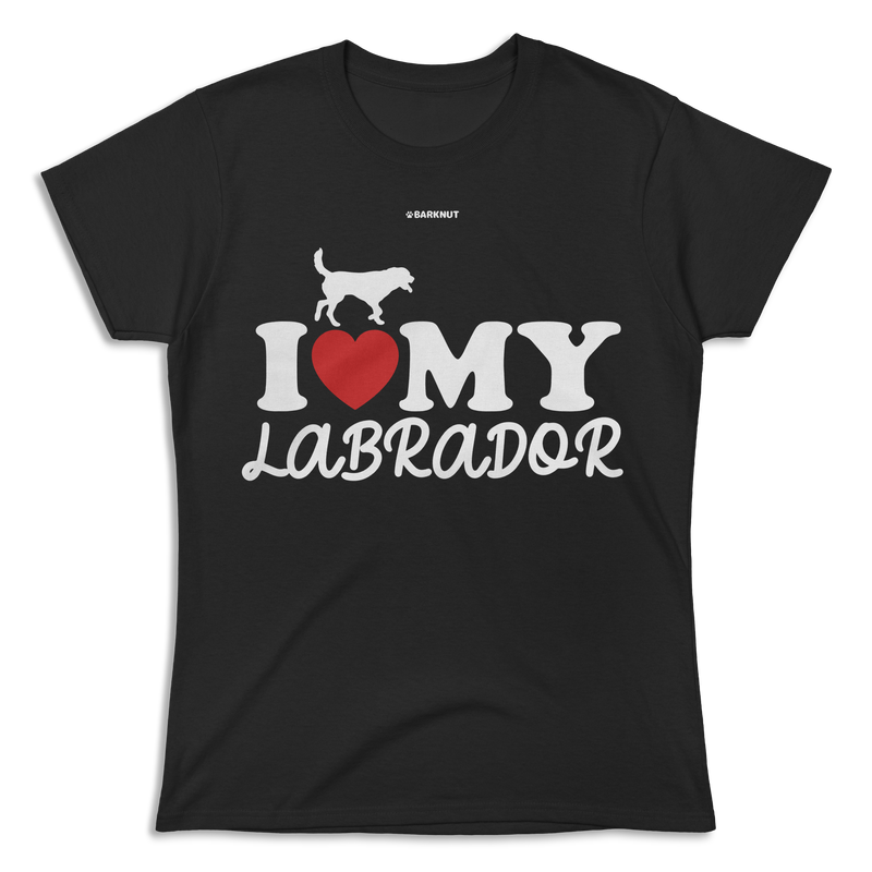 Load image into Gallery viewer, I Heart My Labrador Shirt (Women&#39;s)
