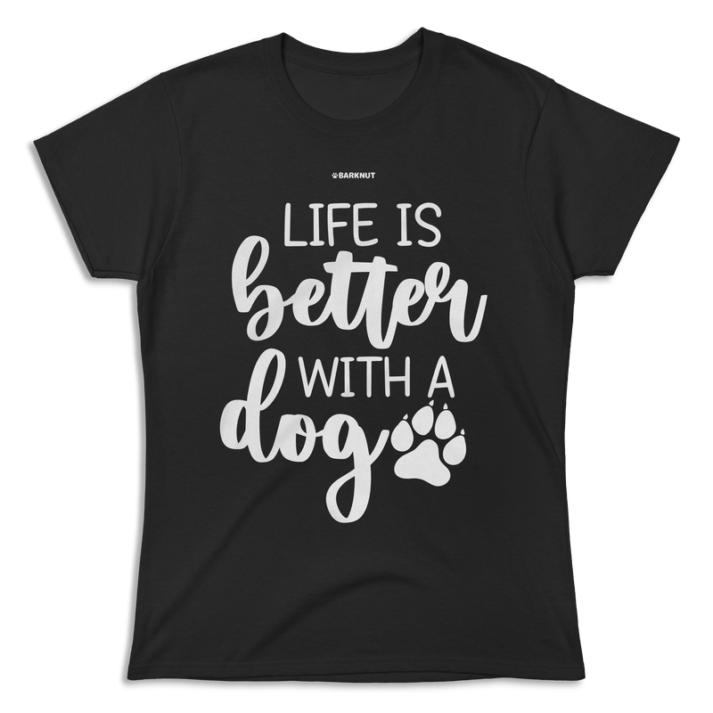 Load image into Gallery viewer, Life Is Better With A Dog Icon Shirt (Women&#39;s)
