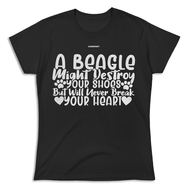 Load image into Gallery viewer, A Beagle Will Never Break Your Heart Shirt (Women&#39;s)
