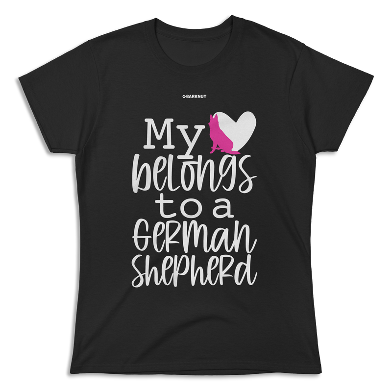 Load image into Gallery viewer, My Heart Belongs to A German Shepherd Shirt (Women&#39;s)
