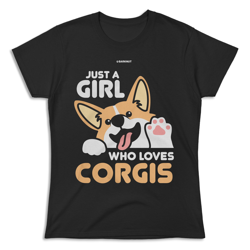 Load image into Gallery viewer, Just A Girl Who Loves Corgis Shirt (Women&#39;s)
