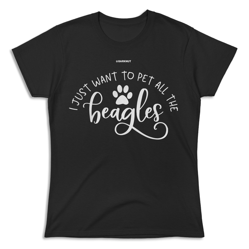 Load image into Gallery viewer, I Just Want To Pet All The Beagles Shirt (Women&#39;s)
