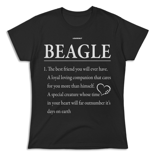 Funny Beagle Definitions Shirt (Women's)